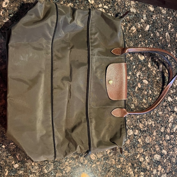 Longchamp LePliage Expandable Tote Green - Picture 1 of 4